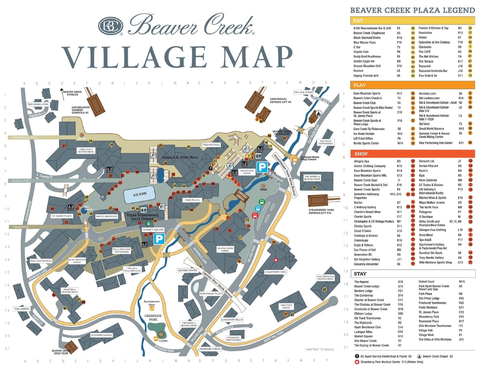 Beaver Creek Ski Holidays 2026 2027 Piste Map WeSki Beaver Creek Village Map Page 0001 Min 